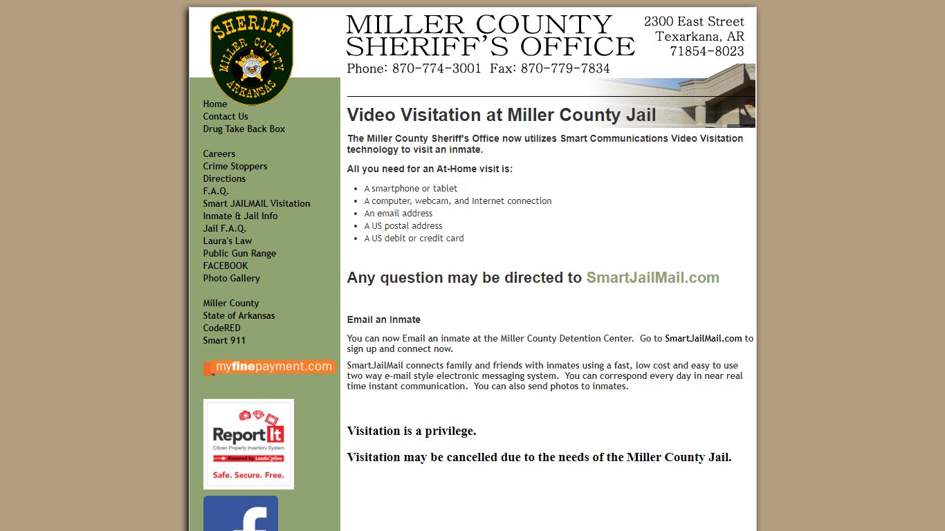 Inmate & Jail Info